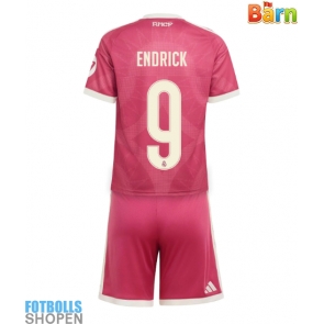 Billiga Real Madrid Endrick #9 Tredjeställ Barn 2026-27 Kortärmad (+ Korta byxor)
